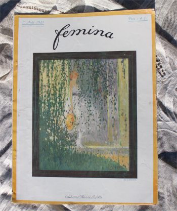 Gammelt fransk Femina fra april 1921