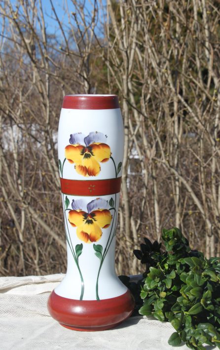 Gammel svensk fluss vase