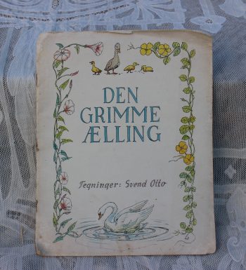 Gammel børnebog "Den grimme ælling"