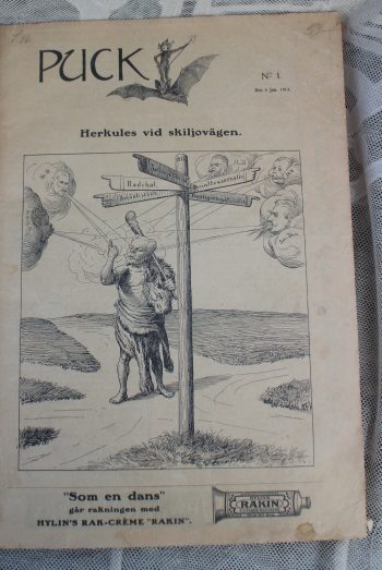 PUCK hæfter årgang 1913 indbundet