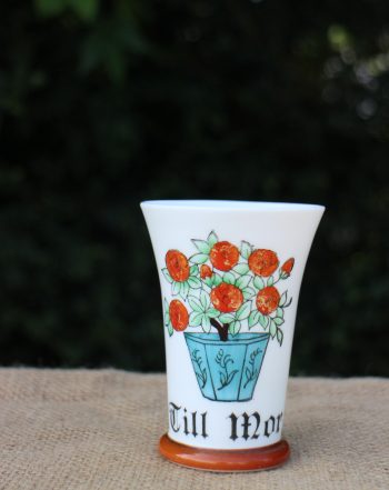 Gammel svensk fluss vase